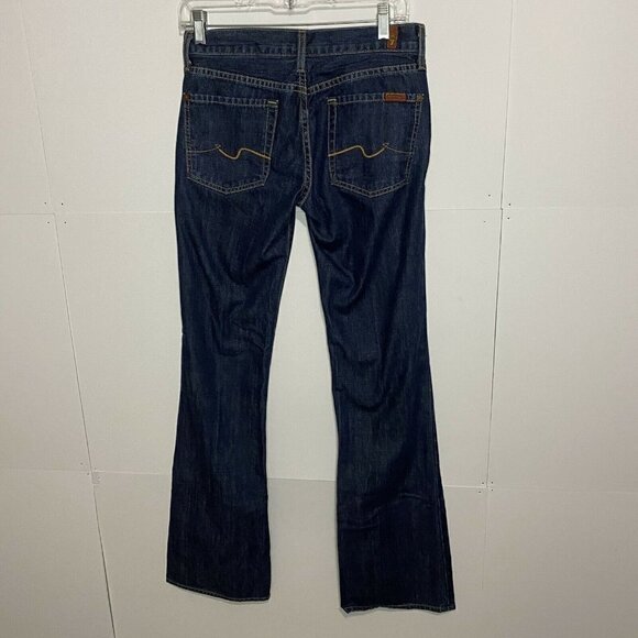 7 for all Mankind 27x32.5 Regular Low Rise Bootcut Jeans - Picture 6 of 10